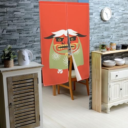 Traditional Japanese Noren Door Curtain 34x60 Inch