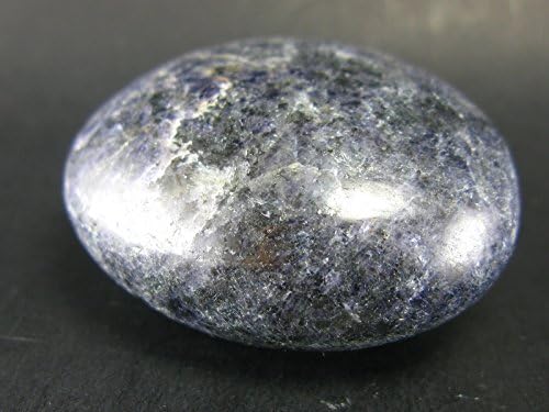 Blue Iolite Tumbled Stone From Tanzania 22 Inch
