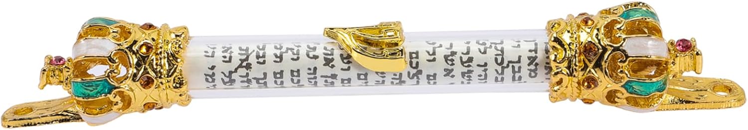 HOOTNEE Home Door Mezuzah Decor Metal Hanging Judaica