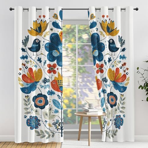 Mexican Otomi Curtains for Bedroom and Living Room