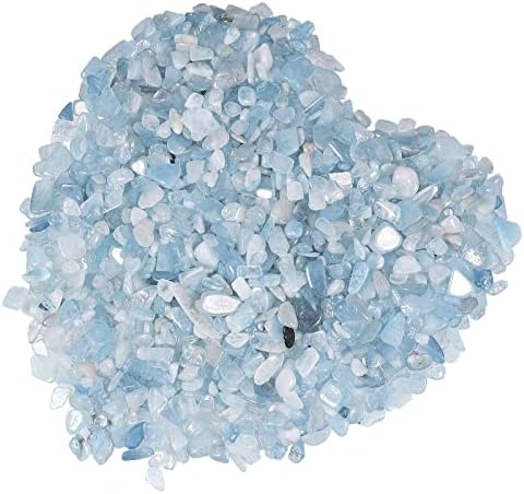 Blue Aquamarine Tumbled Stones for Healing and Decor