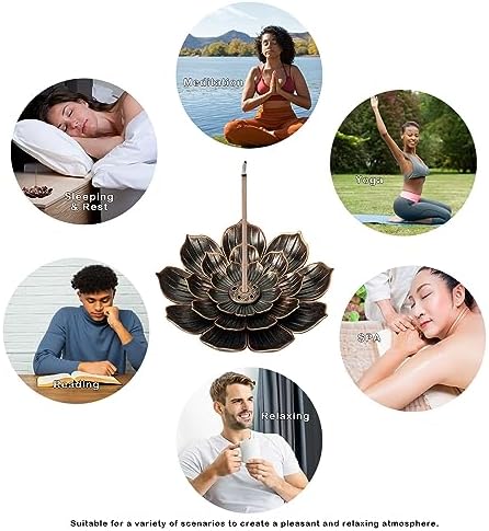 Careyoungs Incense Holder with Detachable Ash Catcher