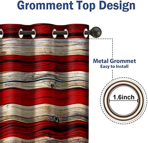Jekeno 2 Panel Blackout Curtains with Grommets 52x84