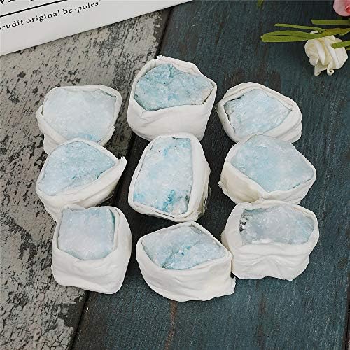 Rough Gemstone Flat Box - Blue Aragonite 7x5x2