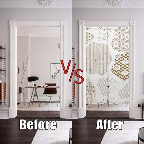 Japanese Noren Door Curtain 34x60 Inch Privacy Divider 1