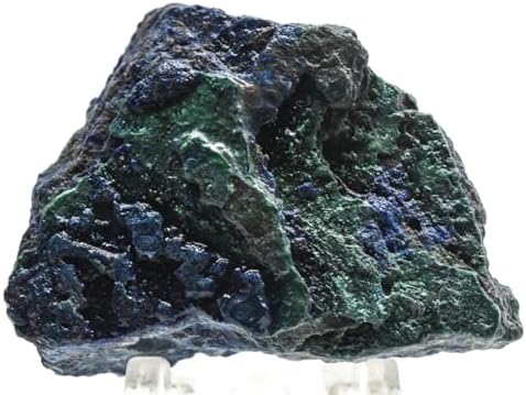 175ct Rich Blue Azurite with Green Malachite Cluster Rough Gemstone