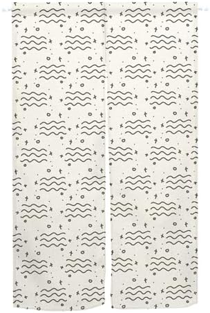 Long Japanese Noren Door Curtain for Privacy and Style
