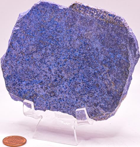 44 Blue Dumortierite Polished Slab - Natural Gemstone Decor Collection