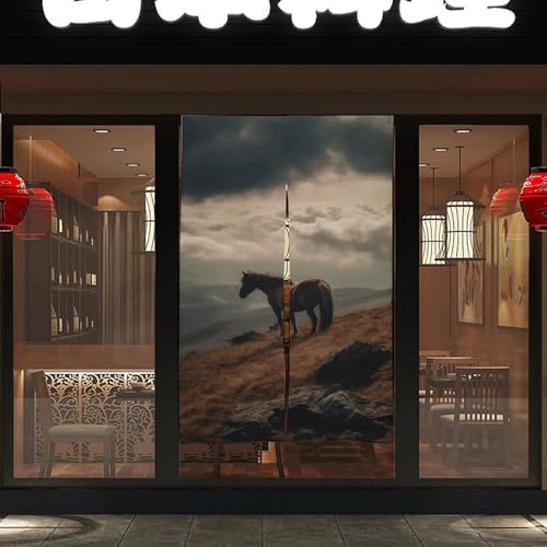 Mountain Door Cover Curtain 57x17 Inches