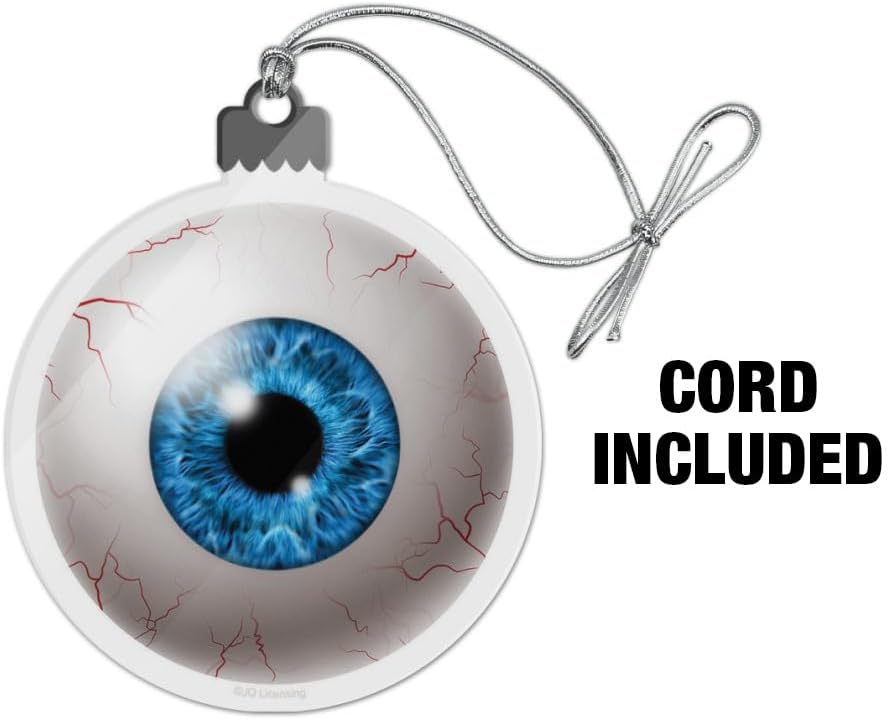 GRAPHICS MORE Blue Eyes Acrylic Christmas Ornament