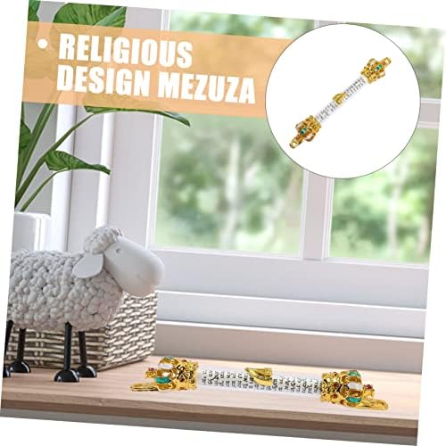 Decorative Metal Mezuzah for Outside Door