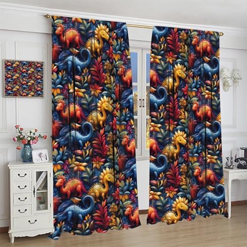 Custom Curtains Set of 2 Panels Blackout Thermal Insulated Noise Reduction