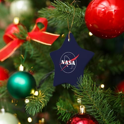 GRAPHICS MORE Star-Shaped Porcelain Christmas Ornament - 31 Inch 1
