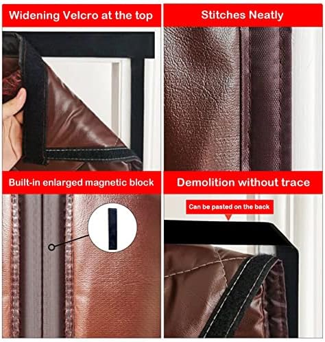 Winter Thicken Cotton Magnetic Door Curtain