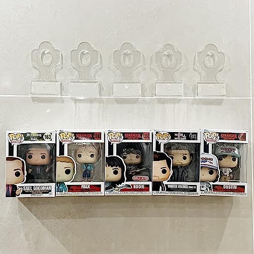 YODAR 10 Pack Acrylic Floating Shelves for Funko Pop Figures Display