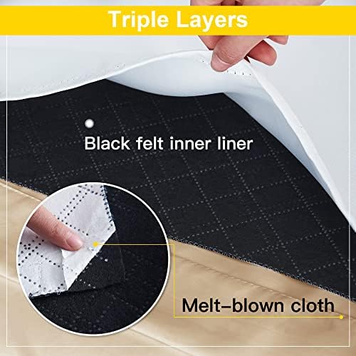 NICETOWN Noise Reducing Curtains with Blackout and Thermal Insulation
