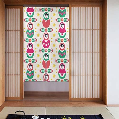 Japanese Style Doorway Curtain 34x56 Inch Noren Panel