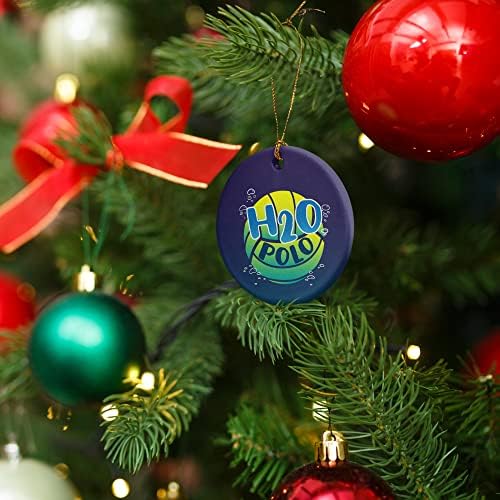 GRAPHICS AND MORE Water Polo Ball Porcelain Christmas Ornament 28 Inches