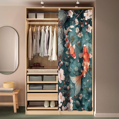 Koi Fish Door Curtains for Doorways