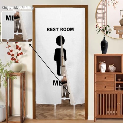 Modern Japanese Noren Curtain 34x60 for Home Privacy