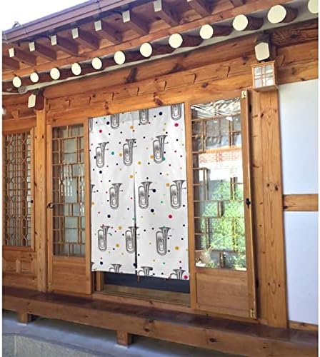 Peynir Euphonium Door Curtain Japanese Style Noren Decor