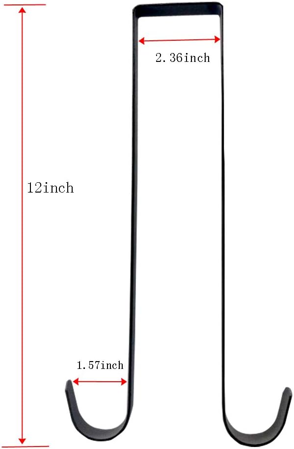 12 Inches Double Side Wreath Hanger for Front Door