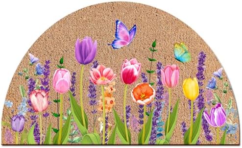 Ceenna Spring Doormat with Butterfly Design 16x24 Inches