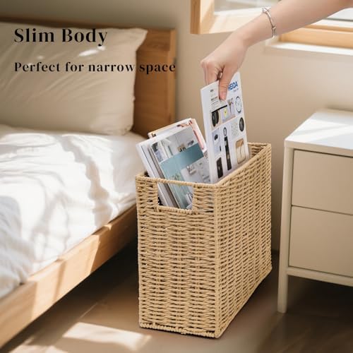 Nagpew Woven Magazine Holder with Handles
