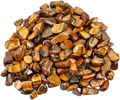SUNYIK Tigers Eye Lapis Lazuli Crushed Healing Stones Pack of 2