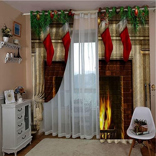 AMDXD Multicolour Blackout Curtains Panels 274x274cm