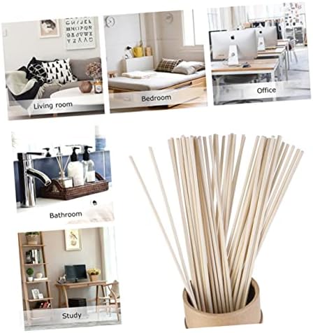 DECHOUS Essential Oil Diffuser 30pc Rattan Sticks Set