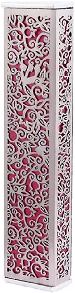 Red Pomegranate Mezuzah Case - Made in Israel