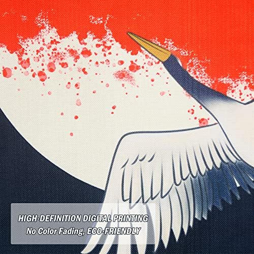 LIGICKY Japanese Style Cranes Door Curtain