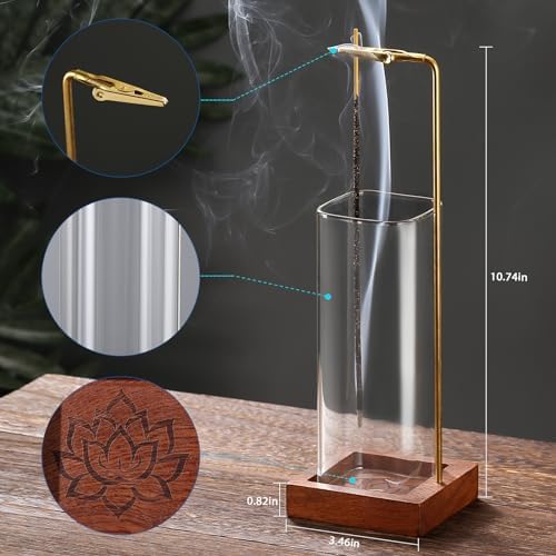 Inverted Lotus Incense Stick Holder - Anti-Ash Flying Premium Hanging Easy to Clean