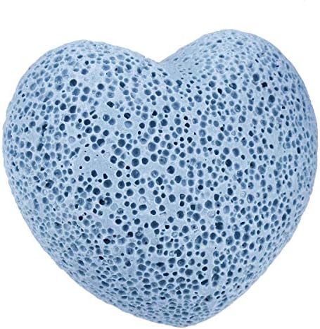 SUNYIK Lava Rock Puffy Heart Diffuser Set Blue Pack of 5