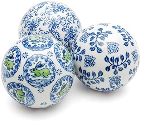 Red Lantern BW-BALL1-BLU Porcelain Sphere Set