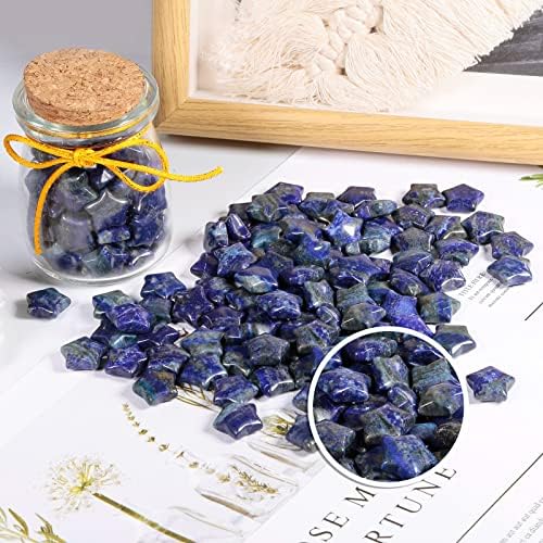 SUNYIK 20 Mini Star Crystal Stones for Healing and Jewelry