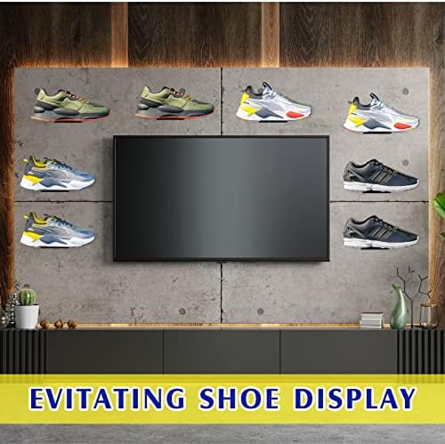 Treela 30 Pack Floating Shoe Display Shelf for Closet