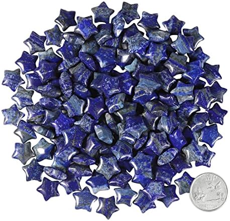 SUNYIK 20 Mini Star Crystal Stones for Healing and Jewelry