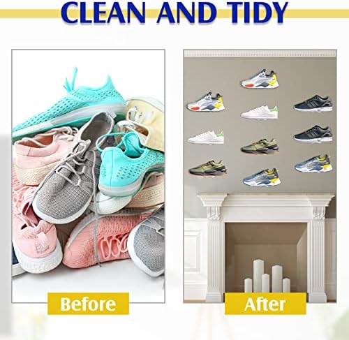 Treela 30 Pack Floating Shoe Display Shelf for Closet