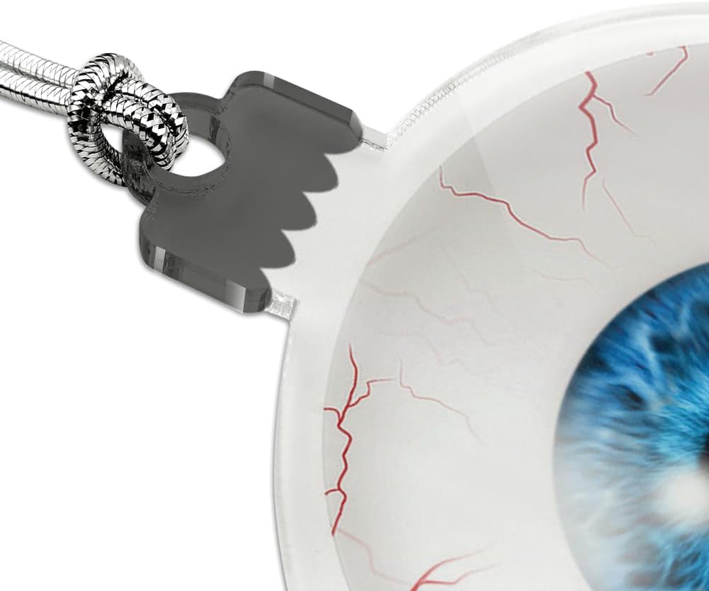 GRAPHICS MORE Blue Eyes Acrylic Christmas Ornament