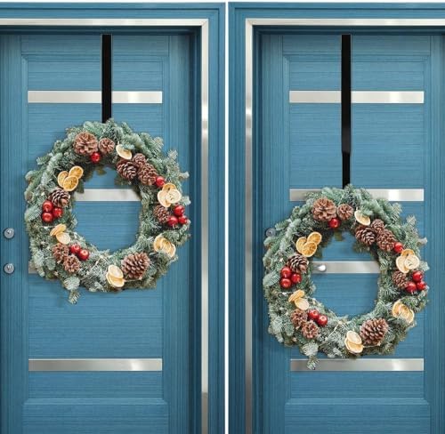 Adjustable Wreath Hanger Hook 20LB Heavy Duty Black 1pc