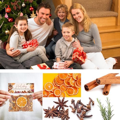 6 Pack Potpourri Simmer Pot Kit - Holiday Scent Stocking Stuffer Gifts