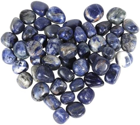 Rockcloud Sodalite Natural Tumbled Crushed Stones 1 lb