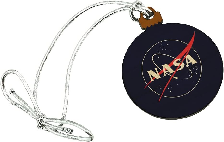 GRAPHICS MORE Classic Meatball Logo Mini Wood Christmas Ornament