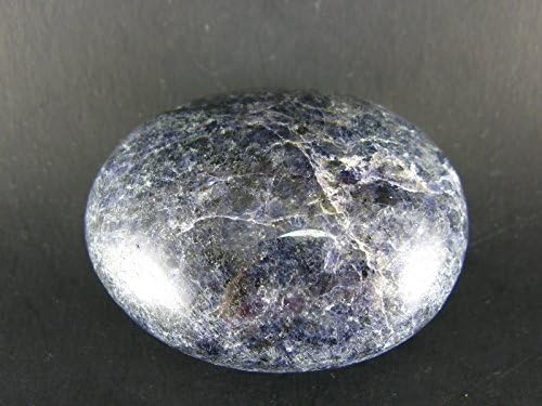 Blue Iolite Tumbled Stone From Tanzania 22 Inch