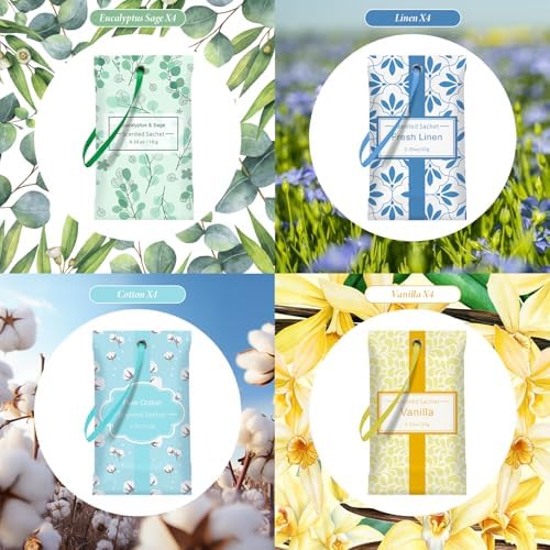 SCENTORINI Home Fragrance Sachets Pack of 16