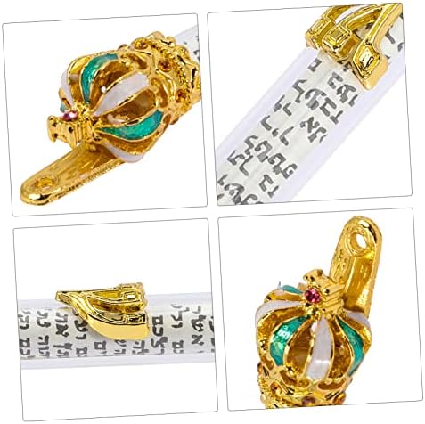 Elegant 6-Inch Metal Mezuzah Scroll for Door