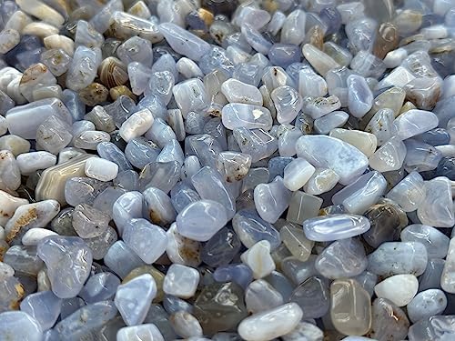 Blue Chalcedony Gemstone Chips for Epoxy and Decor Projects
