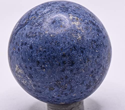 43mm Rich Blue Dumortierite Decor Sphere with Stand - Peru